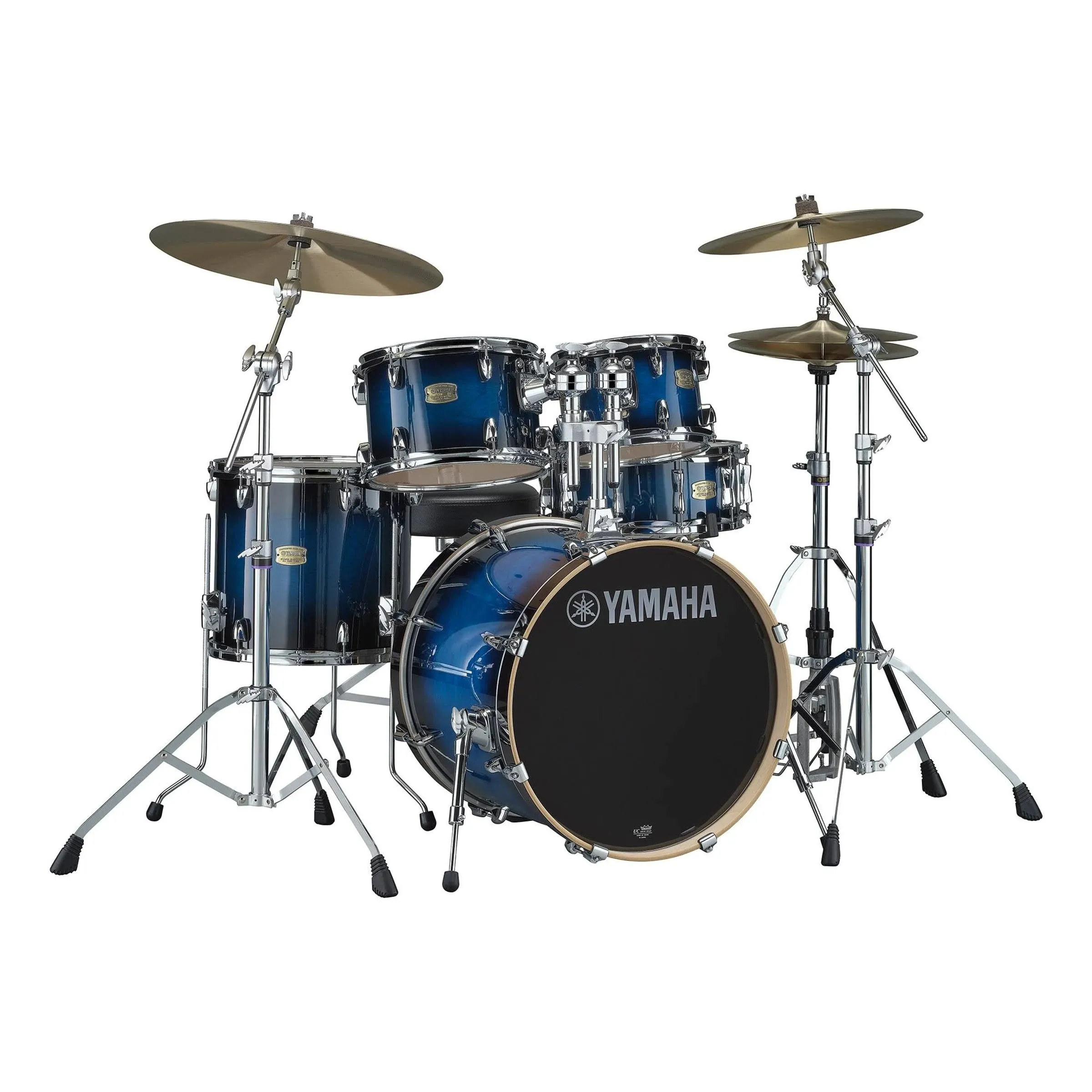 Yamaha Stage Custom Birch 5pc Drum Set w/22BD Deep Blue Sunburst