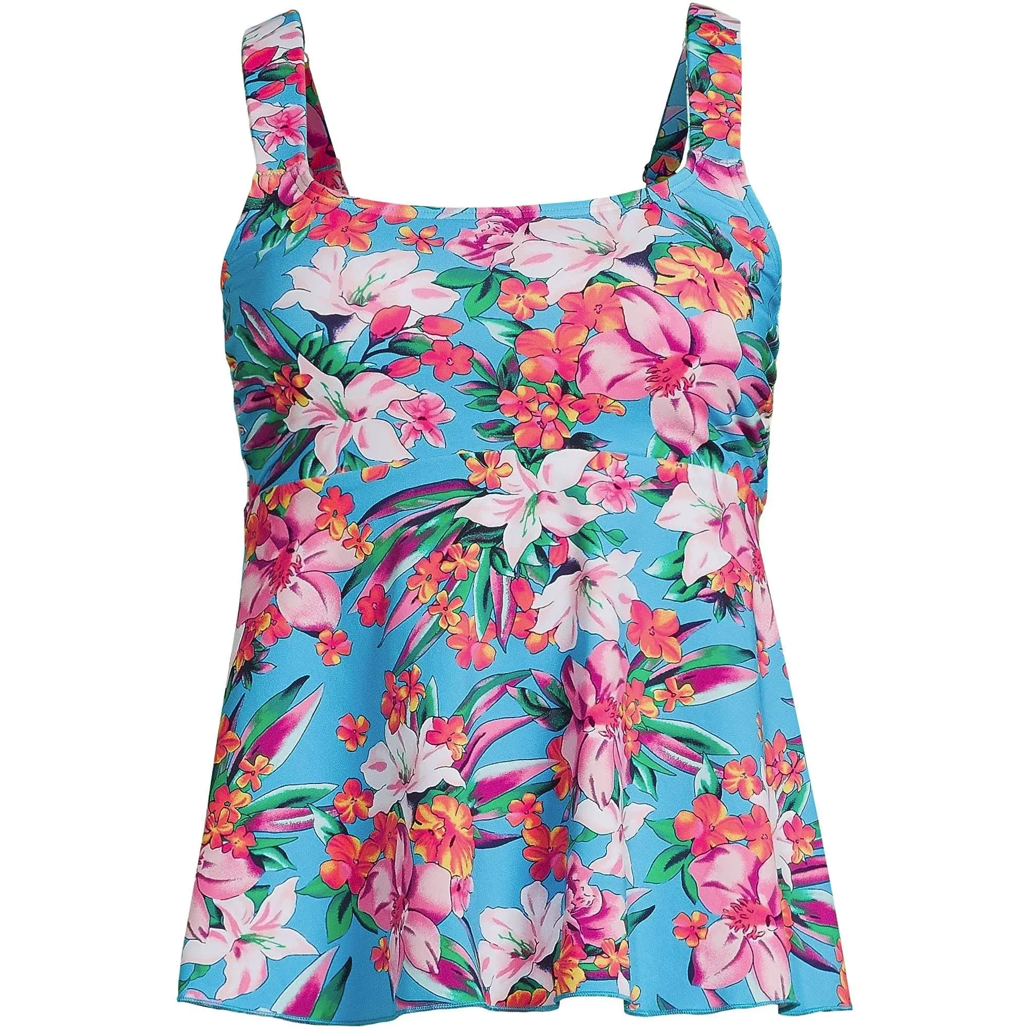 Lands' End Women's D-Cup Flutter Tankini Top