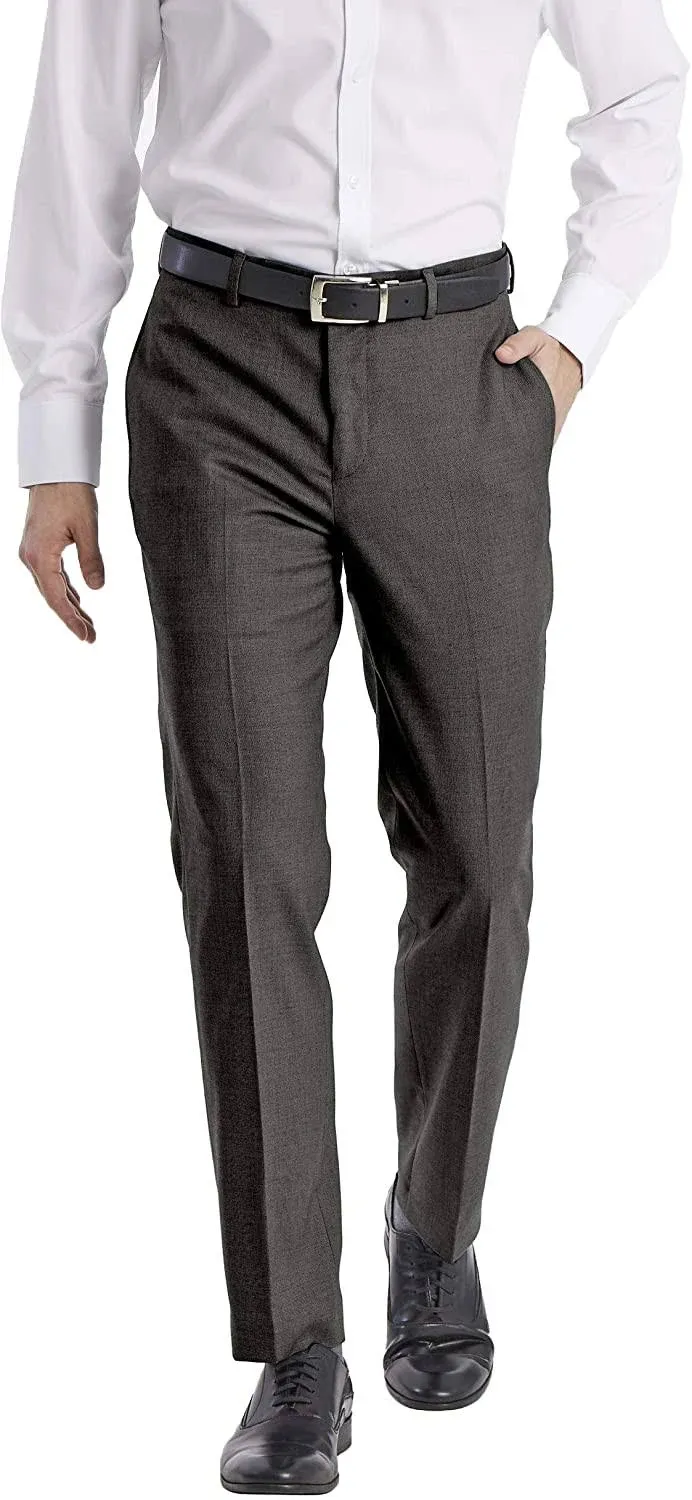 Calvin Klein Men's Slim-Fit Sharkskin Dress Pants