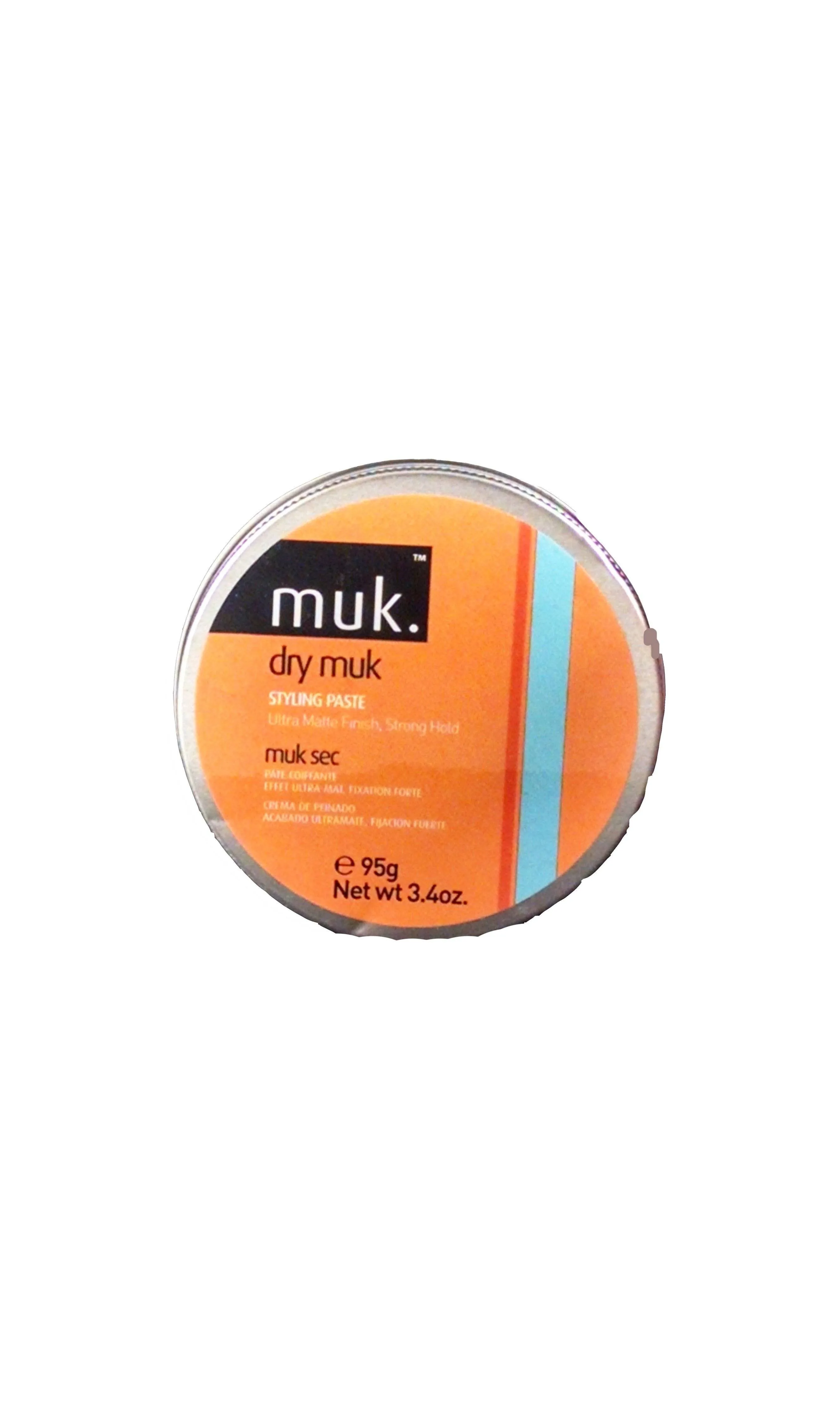 muk Haircare Dry muk Ultra Matte Styling Paste, Strong Hold Paste - 3.4oz