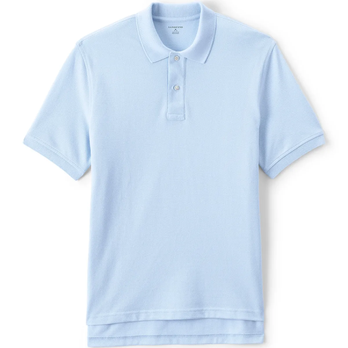 Lands' End School Uniform Short Sleeve Mesh Polo Shirt