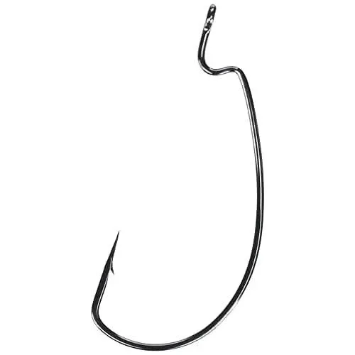 Gamakatsu Value Pack Size 4 Hooks, Quantity=25. 58408-25 Offset Shank Worm EWG