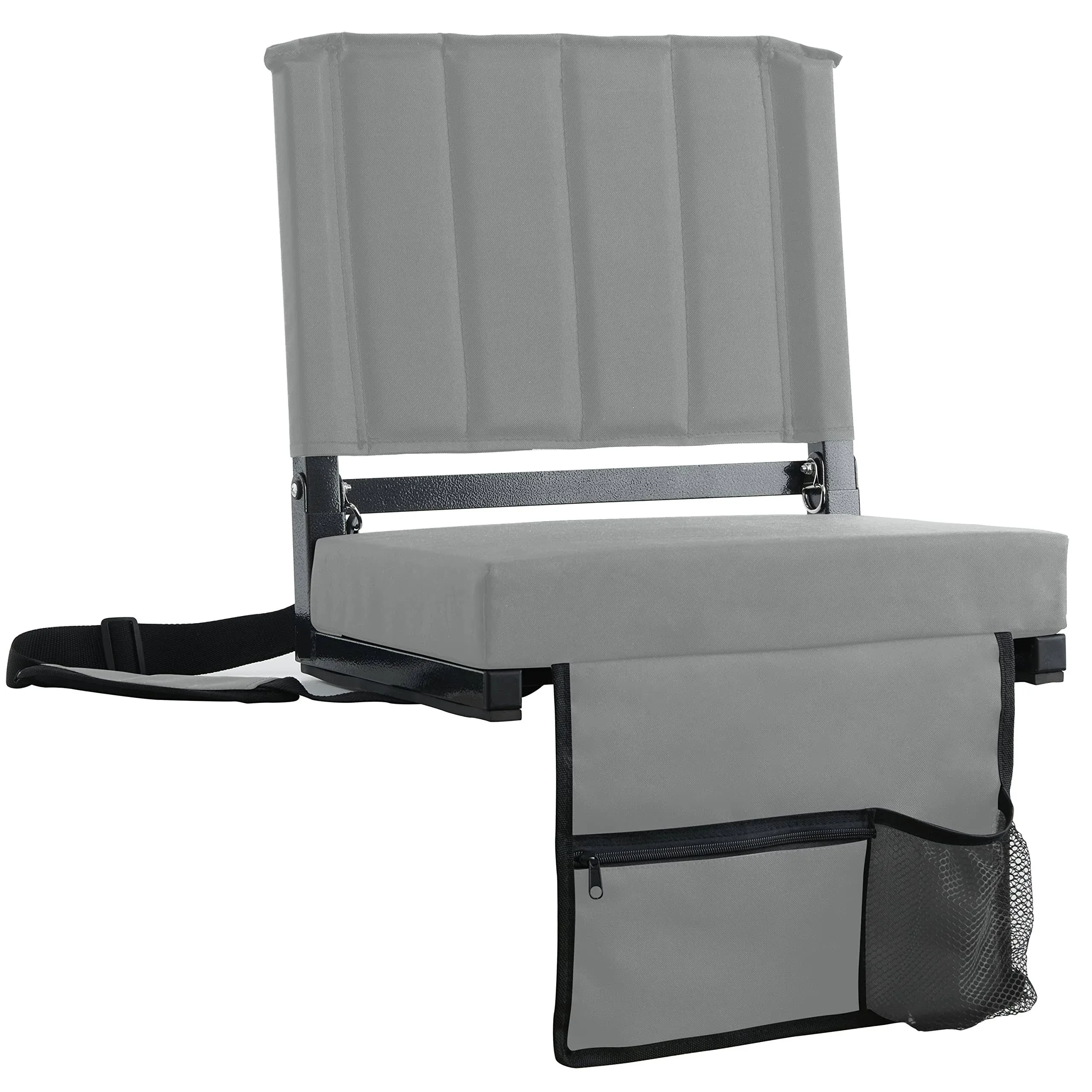 SPORT BEATS Stadium Seat for Bleachers with Back Support and Wide Padded Cushion Stadium Chair