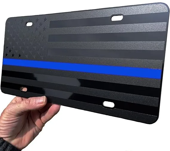 USA Subdued Thin Blue Line Flag