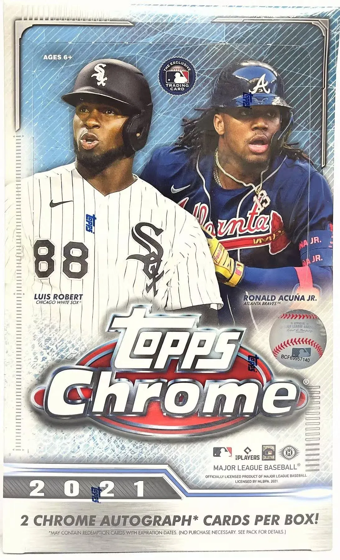 2021 Topps Baseball Chrome Hobby Box