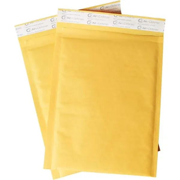 200 #1 7.25x12 Kraft Bubble Padded Envelopes Mailers Shipping Bags AirnDefense  | eBay