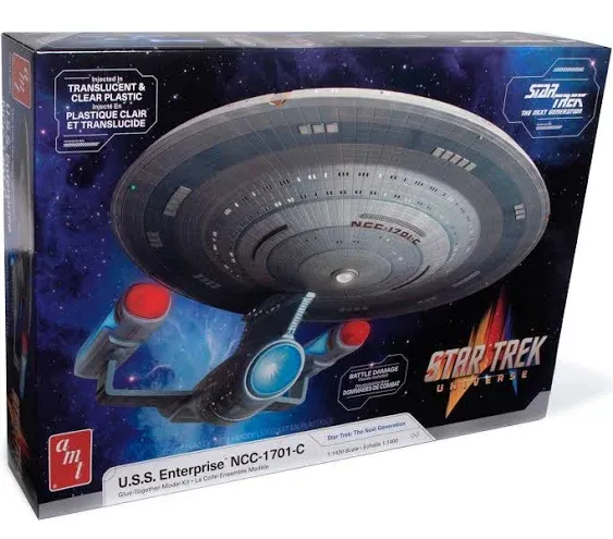 AMT Star Trek U.S.S. Enterprise NCC-1701-C 1:1400 Scale Model Kit