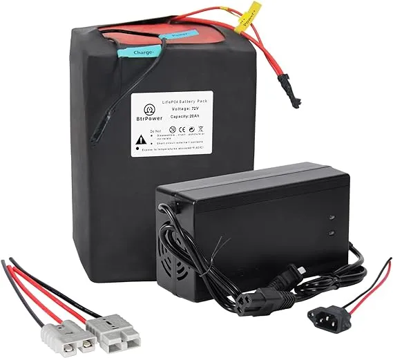 72V Ebike Battery 20AH 25AH 30AH 40AH 50AH 60AH 80AH Lithium LiFePO4 Battery Pack with 5A/10A Fast Charger and 50A/80A BMS fit for 5500W-250W Motor