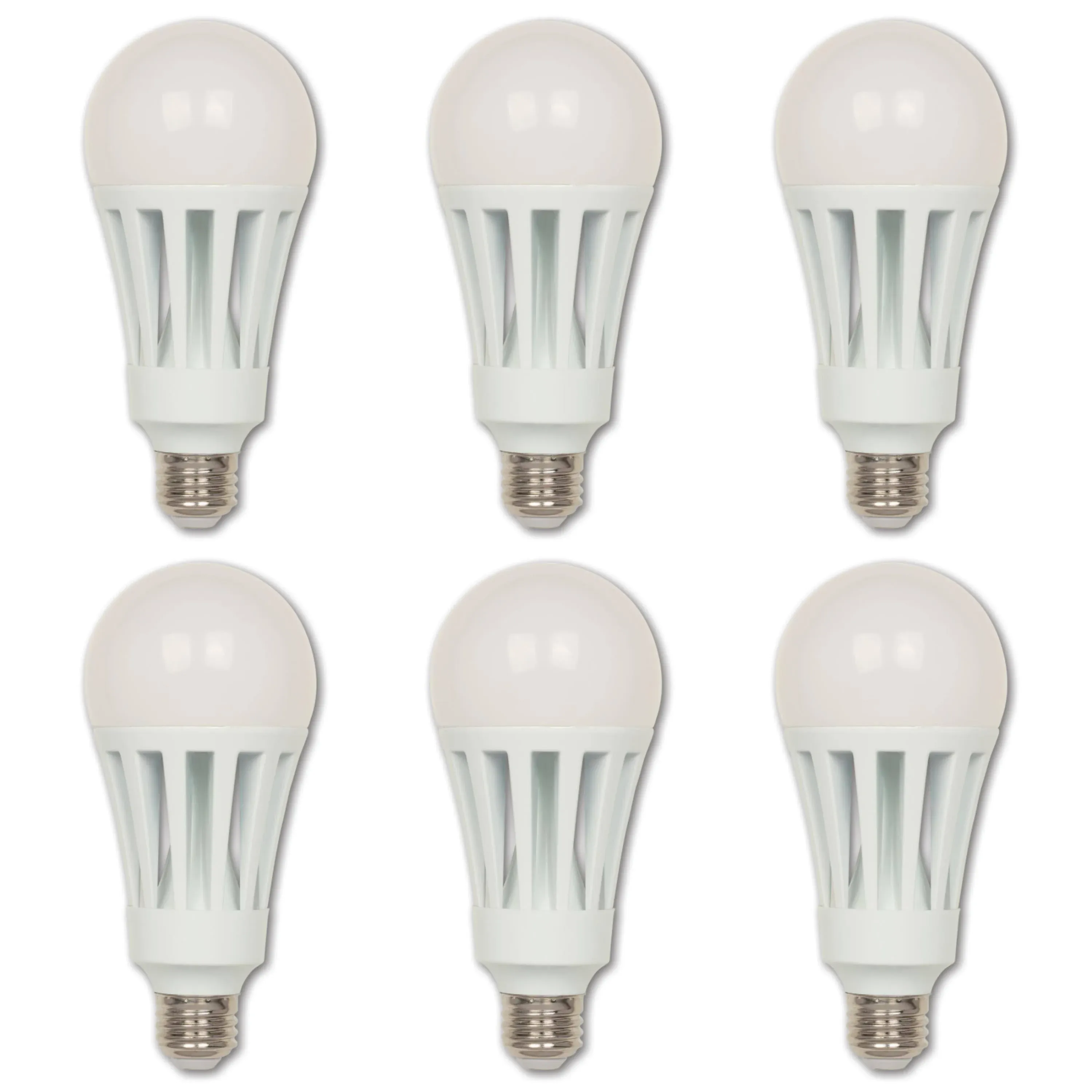 Bulb LED Dimmablemable 29W 120-127V A23 Omni 3000K Brght White E26 Med Bs, 6PK