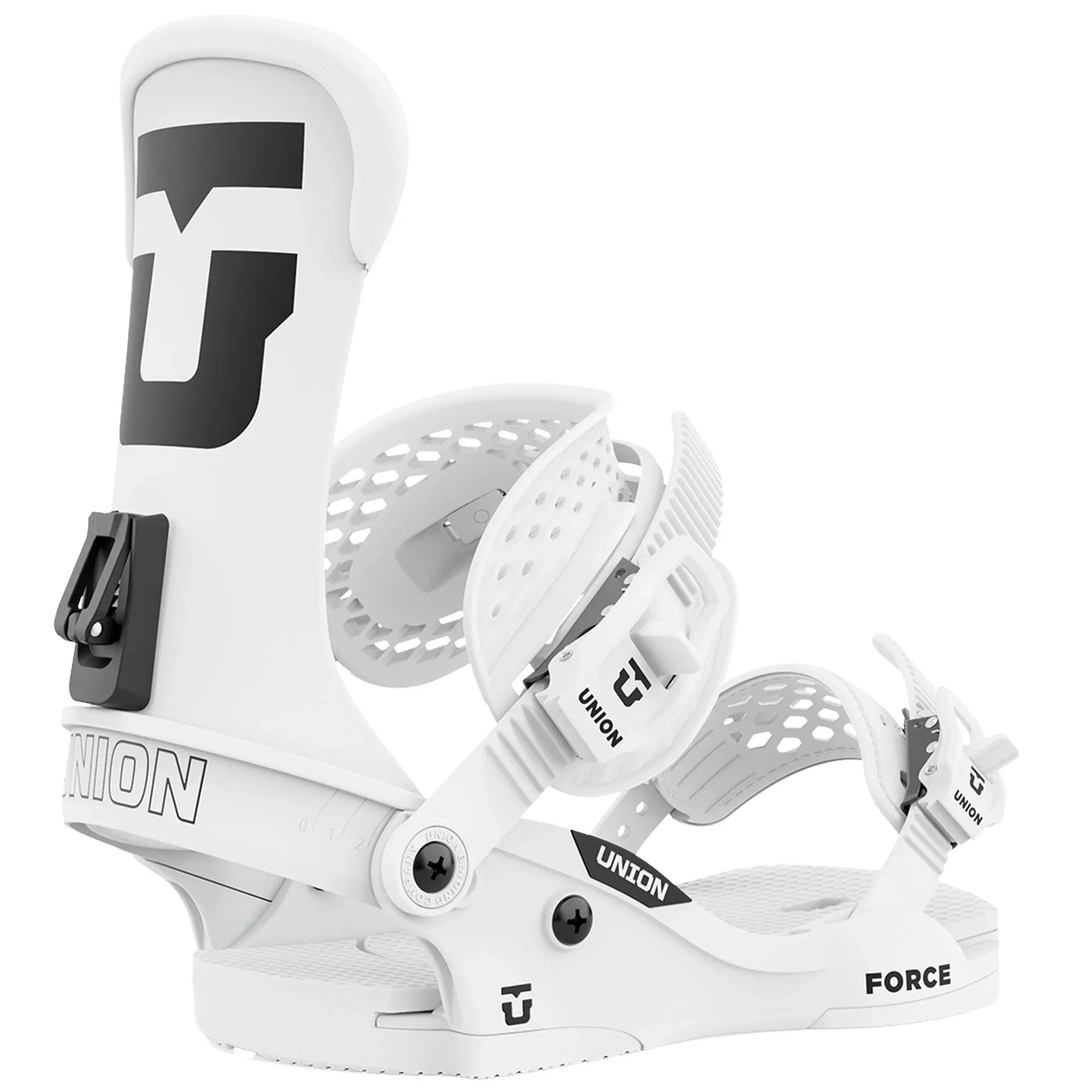 Union Force Classic Snowboard Bindings - Team White M