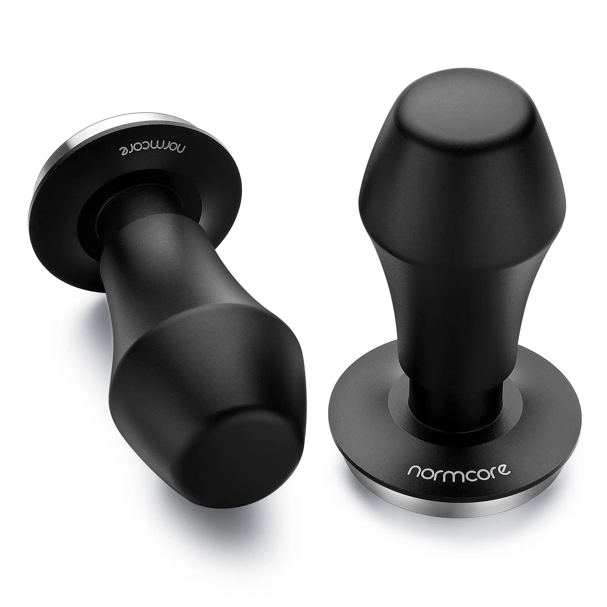 Normcore 45.5mm Coffee Tamper - Spring-Loaded Tamper - Barista Tools - Espresso Tamper with Mat Fits Flair Pro and Pro 2 - Flat