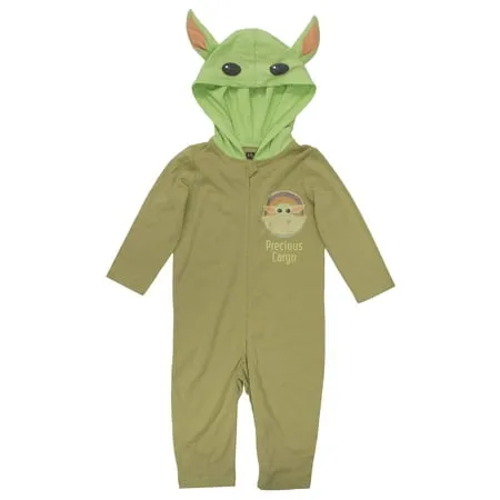 Star Wars The Mandalorian Baby Boys Zip-Up Coverall