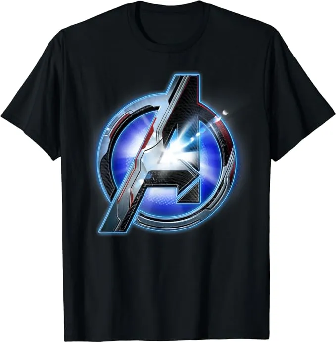 Marvel Avengers Endgame Tech Logo Graphic T-Shirt T-Shirt