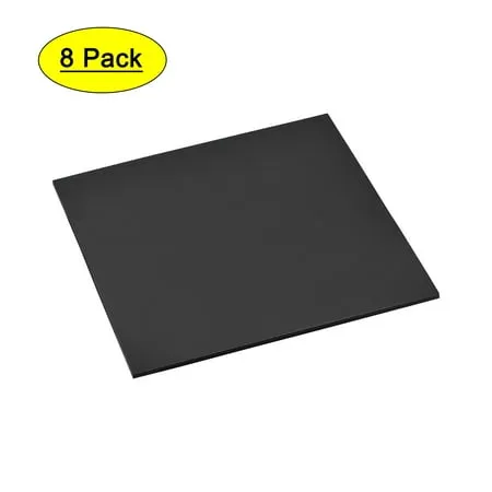 Uxcell Black EVA Foam Sheets 10 x 10 Inch 5mm Thickness for Crafts DIY Projects 8 Pcs