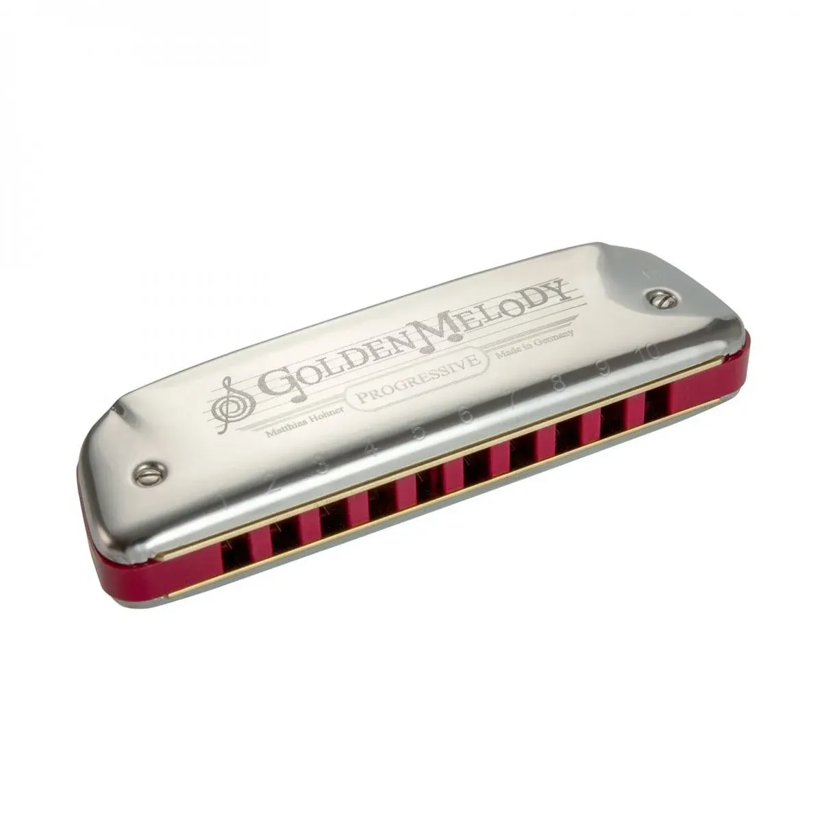 Hohner Progressive Series Golden Melody Harmonica in The Key of B