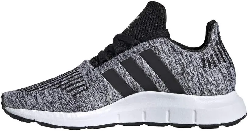 Adidas Originals Swift Run J Size 5 Gray Black White Kids Youth Running Shoes