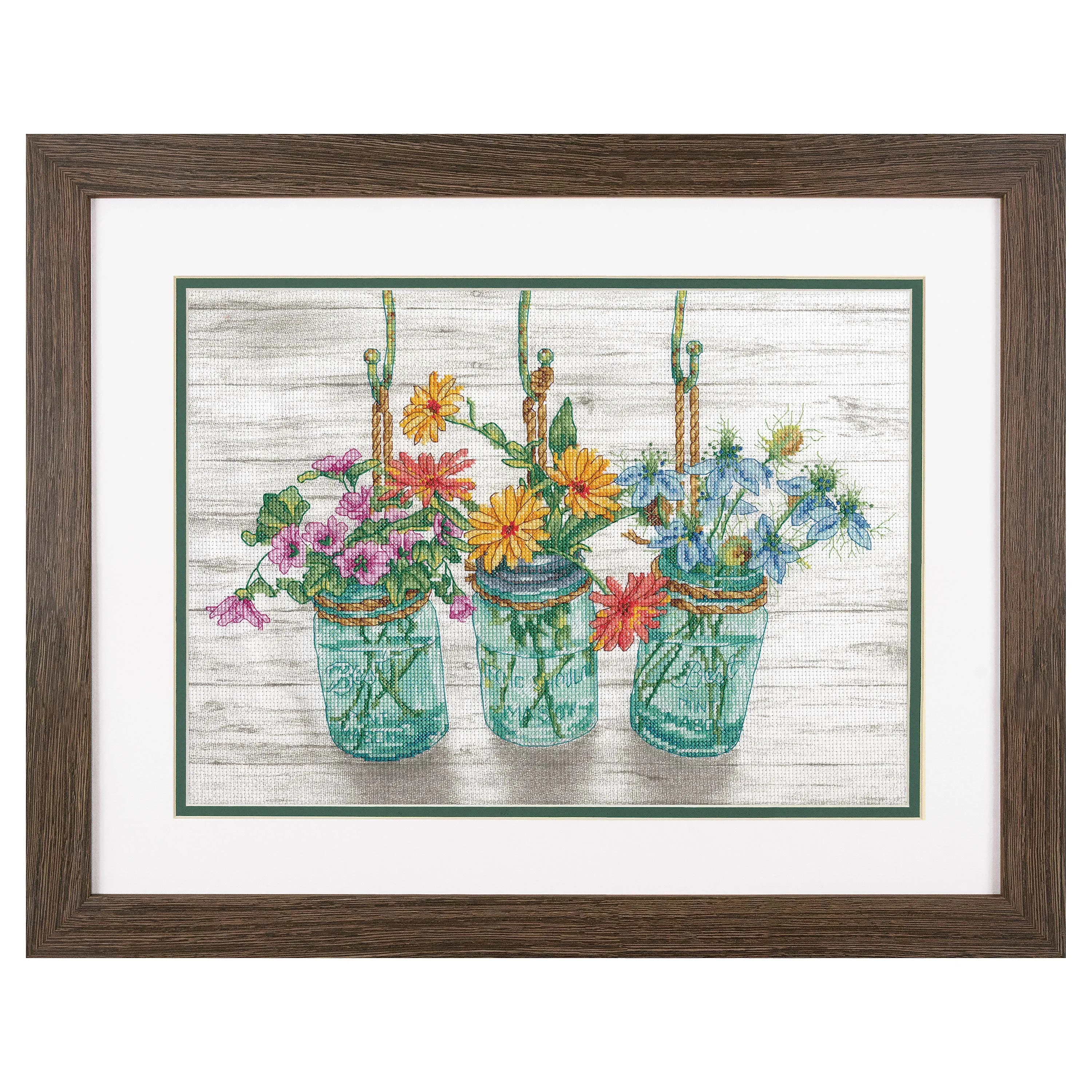 Dimensions® Flowering Jars Counted Cross Stitch Kit