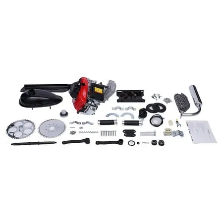 Motorized Bicycle Kit 4-stroke 49CC gas electric bicycle bicycle engine motor kit with double-chain