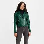 Levi's Women's Belted Faux Leather Moto Jacket