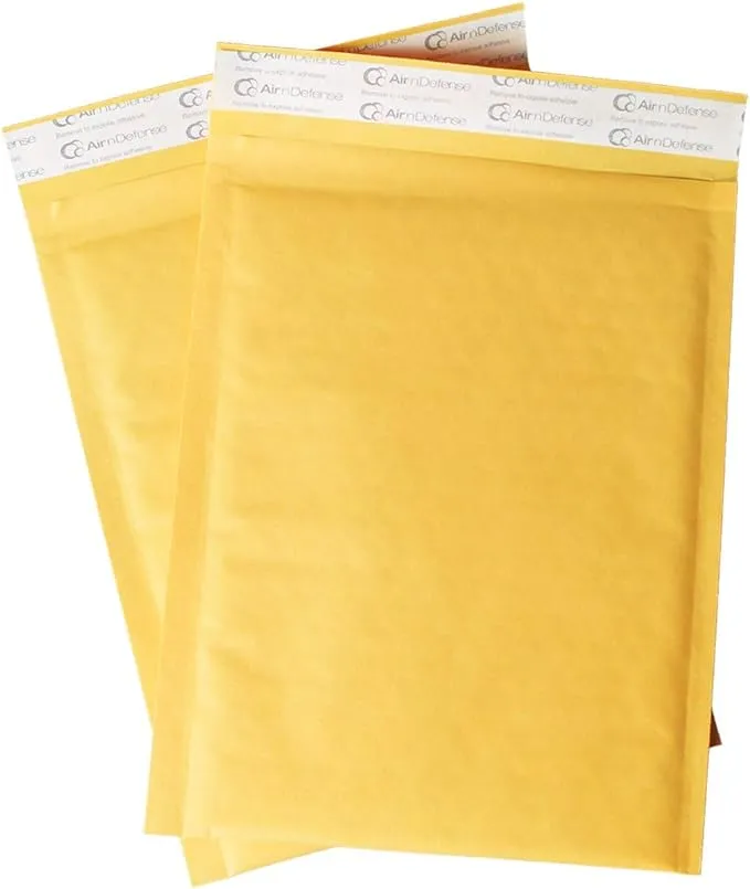 200 #1 7.25x12 Kraft Bubble Padded Envelopes Mailers Shipping Bags AirnDefense  | eBay