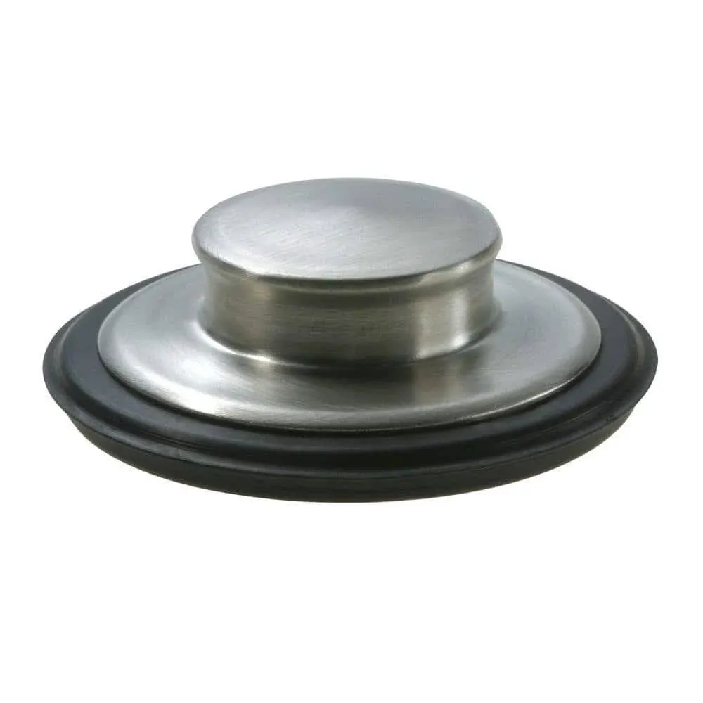 InSinkErator&amp;r<wbr/>eg; - Sink Stopper - Brushed Stainless Steel