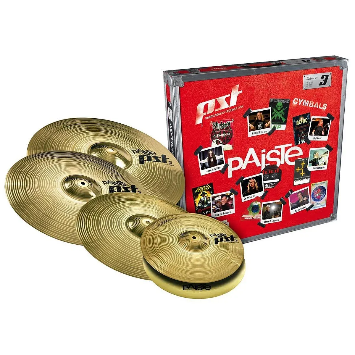 Paiste PST 3 Universal Cymbal Set 14/18/20 w/FREE 16"