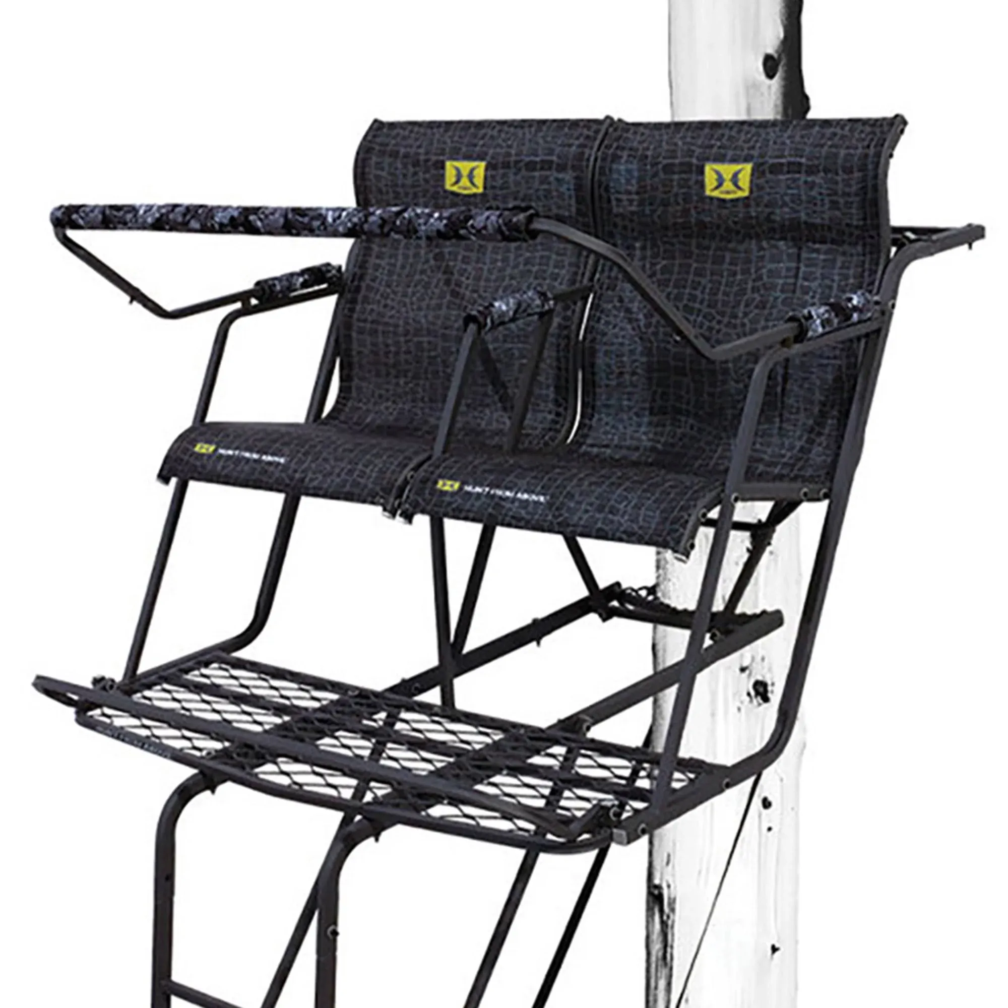 Hawk Big Denali 18' Durable Steel 2 Man Hunting Ladder Tree Stand (2 Pack)