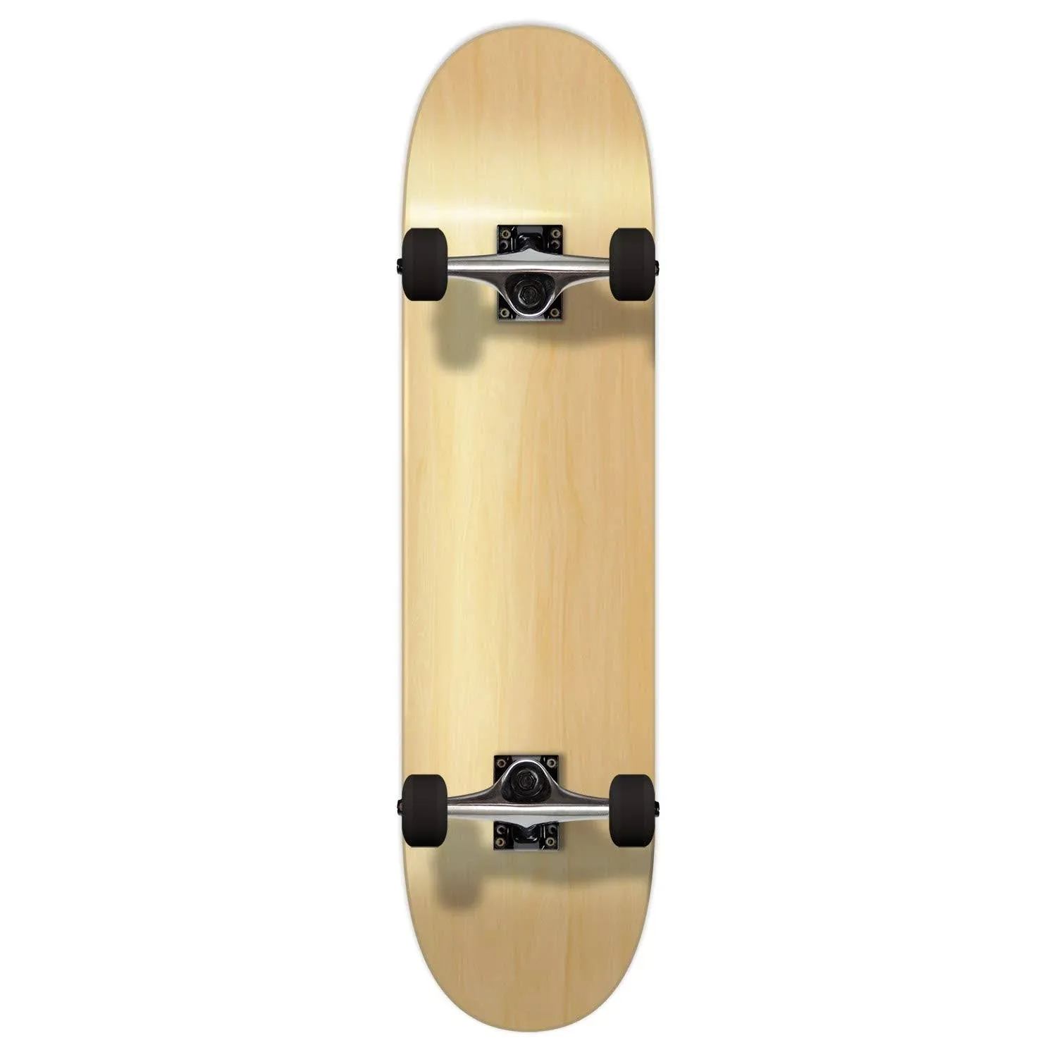 Yocaher Blank 7.75" Complete Skateboard - Natural