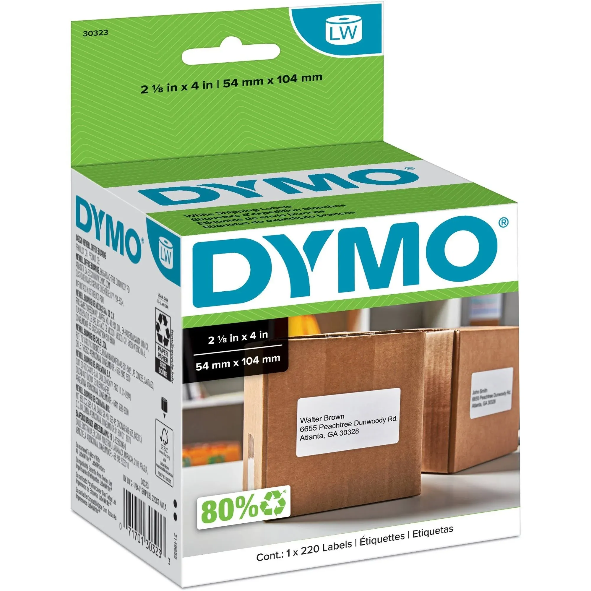 Dymo LW Shipping Labels - White