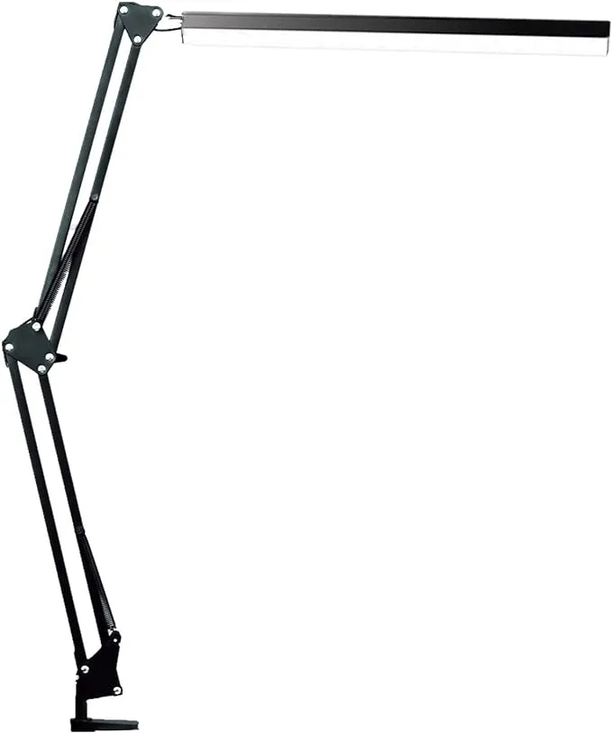 LED Desk Lamp BZBRLZ Metal Swing Arm Lamp Eye-Caring Architect Task Lamp Dimmable ...