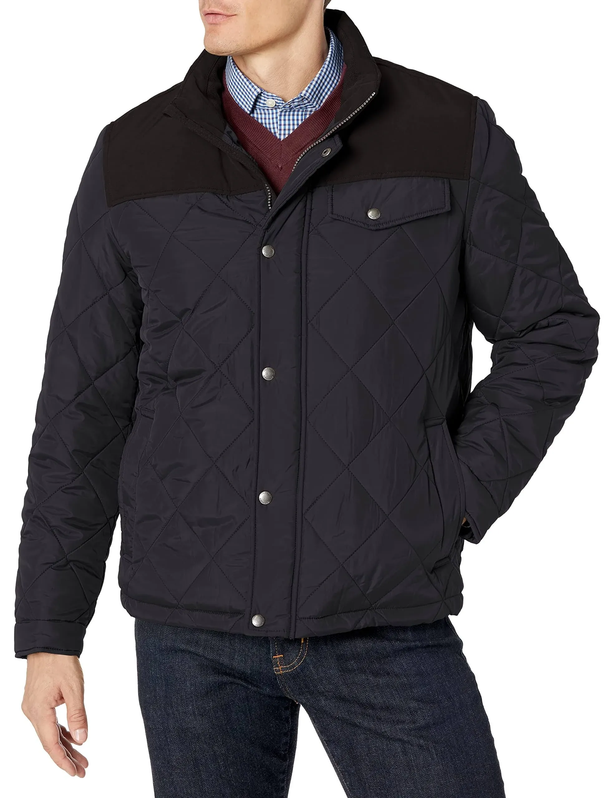 Cole Haan Men's Diamond Quilted Jacket