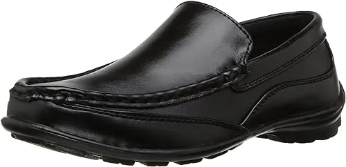 Deer Stags Boys' Booster Loafers, Black, 2