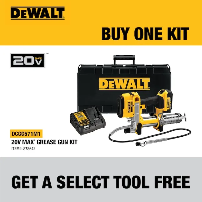 DEWALT 20-volt Max Grease Gun | DCGG571M1