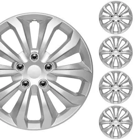 BDK Hubcaps Wheel Covers for Cars