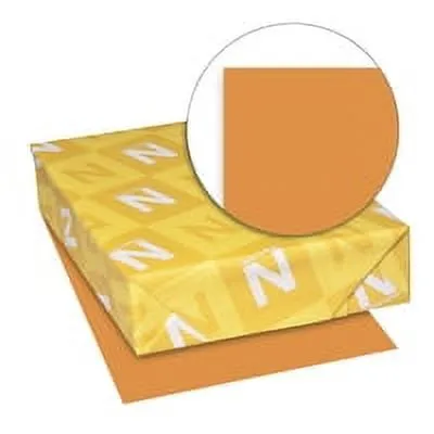 Neenah Paper 26721 Exact Brights Paper, 8 1/2 x 11, Bright Orange, 20lb, 500 Sheets