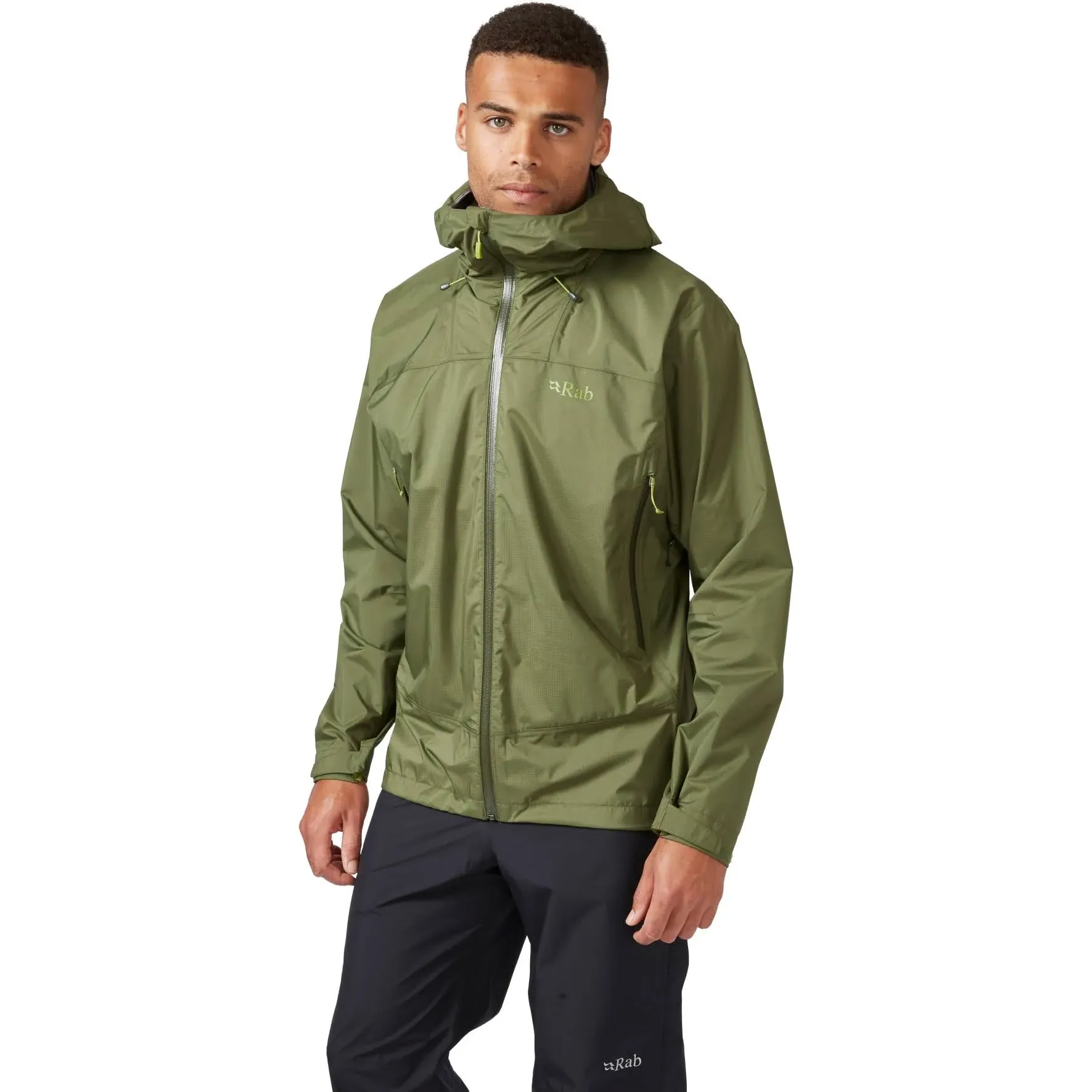 RAB Downpour Plus 2.0 Waterproof Jacket Men's, Bracken / M