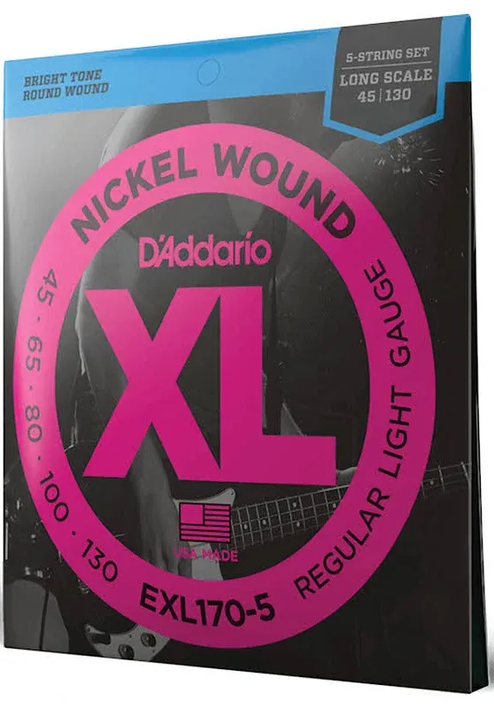 D'Addario XL Nickel Bass Strings