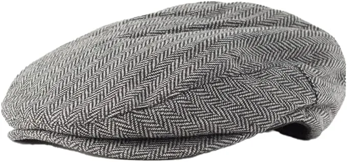 Brixton Hooligan Snap Cap Grey/Black LG (7 1/2)