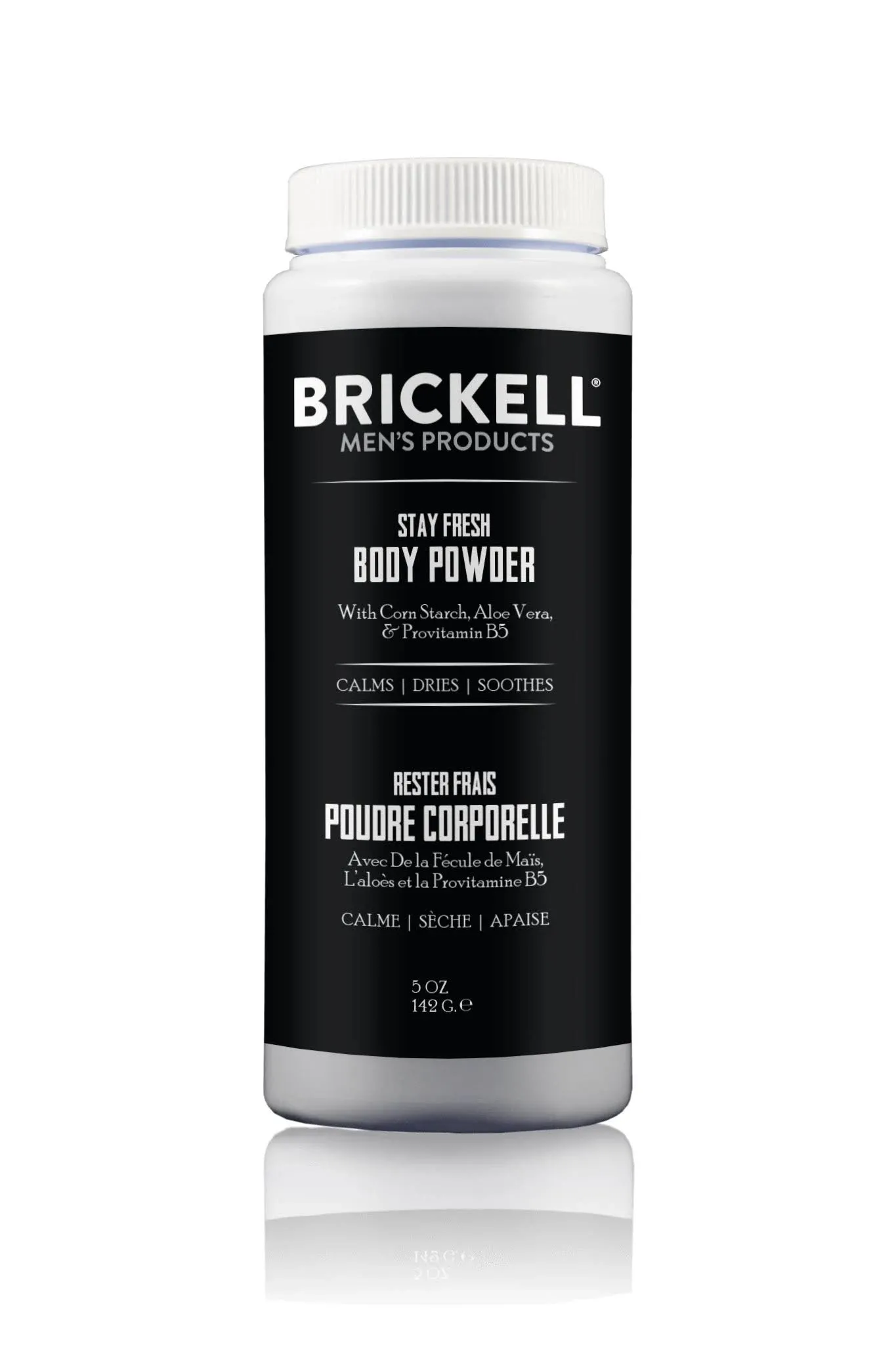 Brickell Men's Products Stay Fresh Body Powder for Men, Natural and Organic Talc ...