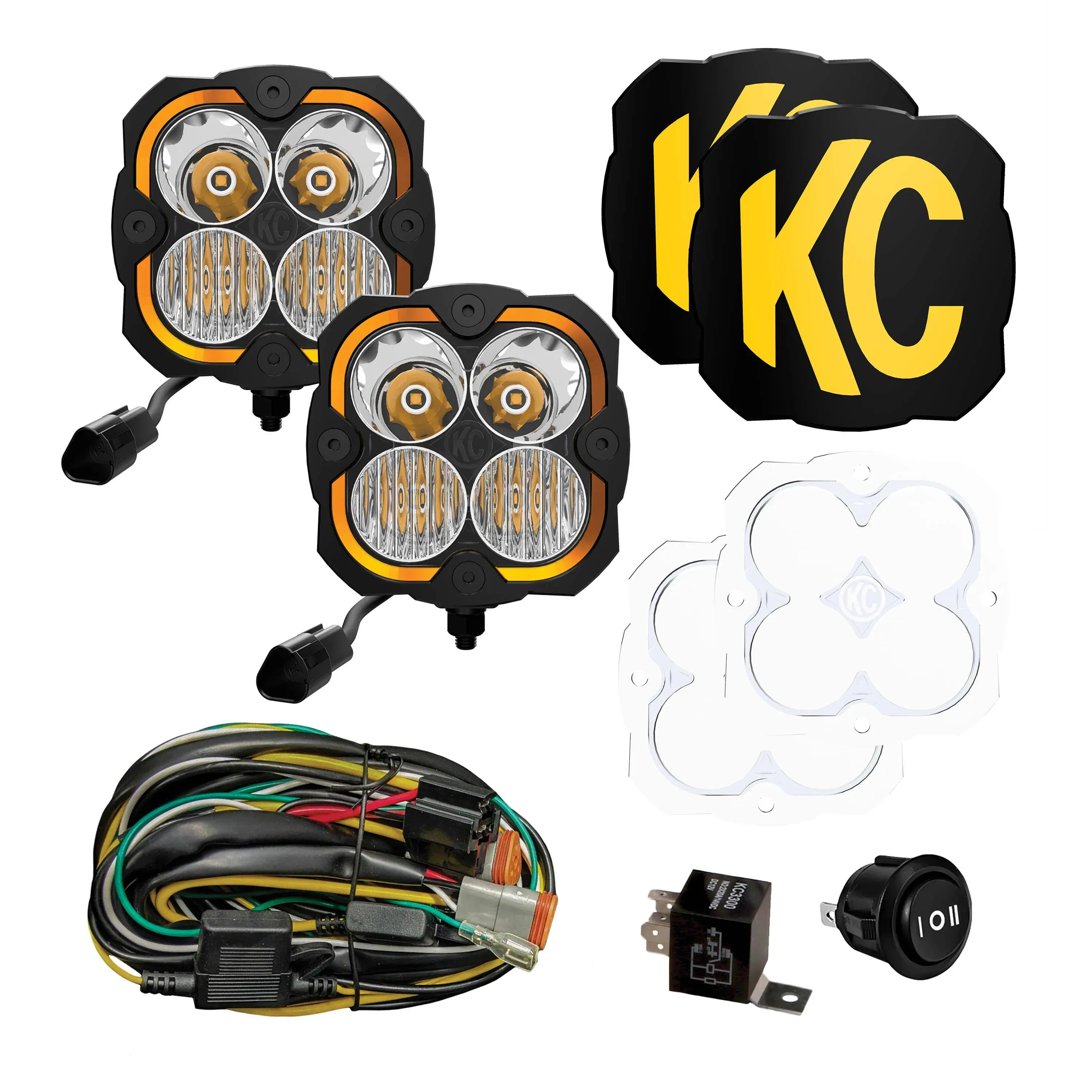 KC HiLiTES Flex Era 4 - 2-Light Master Kit