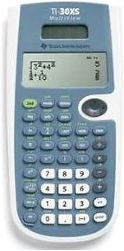 Texas Instruments® TI-30XS MultiView Scientific Calculator, Blue