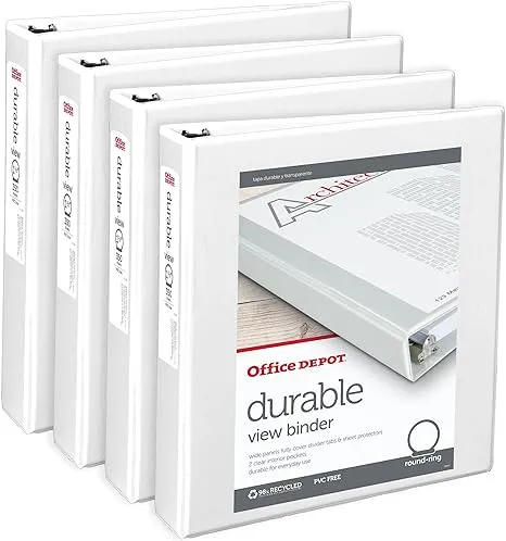 Office Depot Durable View 3-Ring Binder