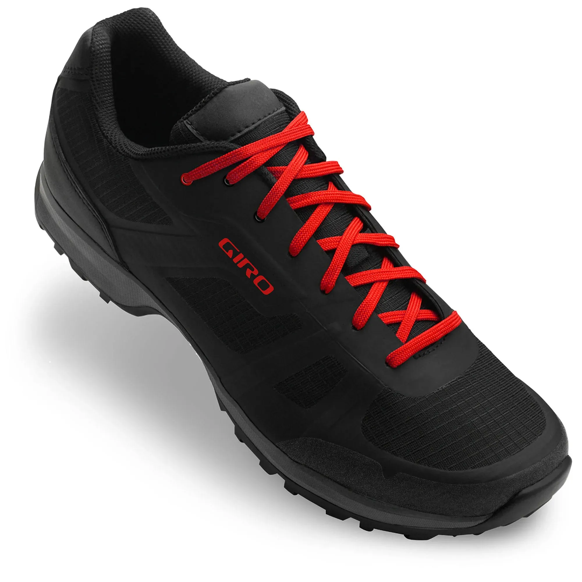 Giro Gauge Bicycle Shoes Black/Bright Red 41