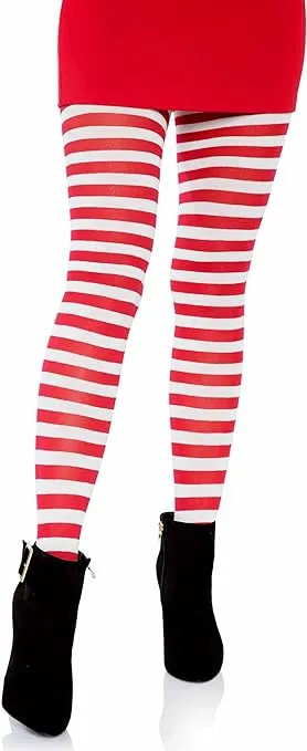 Leg Avenue Women's Striped Nylon Tights