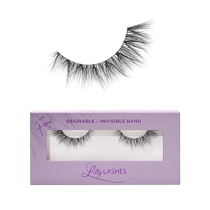 Lilly Lashes Sheer Half Band False Eyelashes Enticing