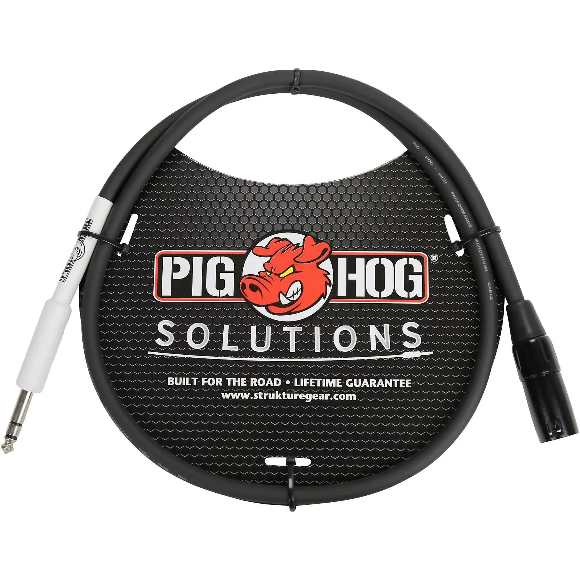 Pig Hog PX4T6 XLR Male to 1/4" TRS Instrument Cable, 6 Feet