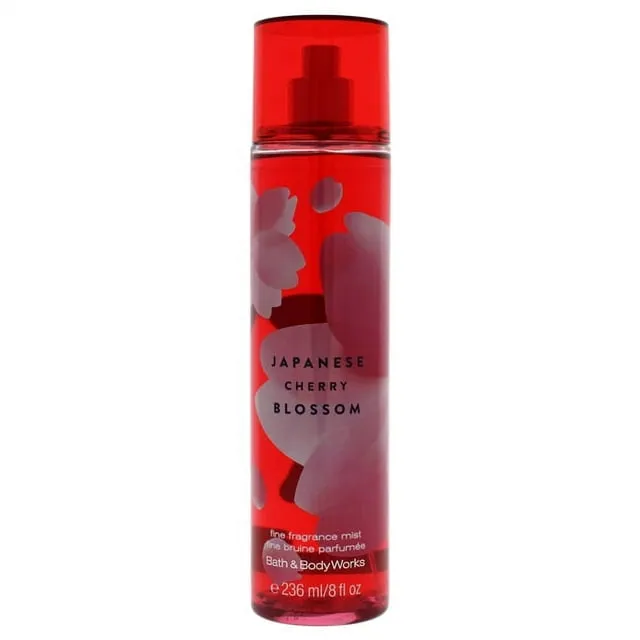 Bath & Body Works Japanese Cherry Blossom for Women Fine Fragrance Mist, 8 Ounce