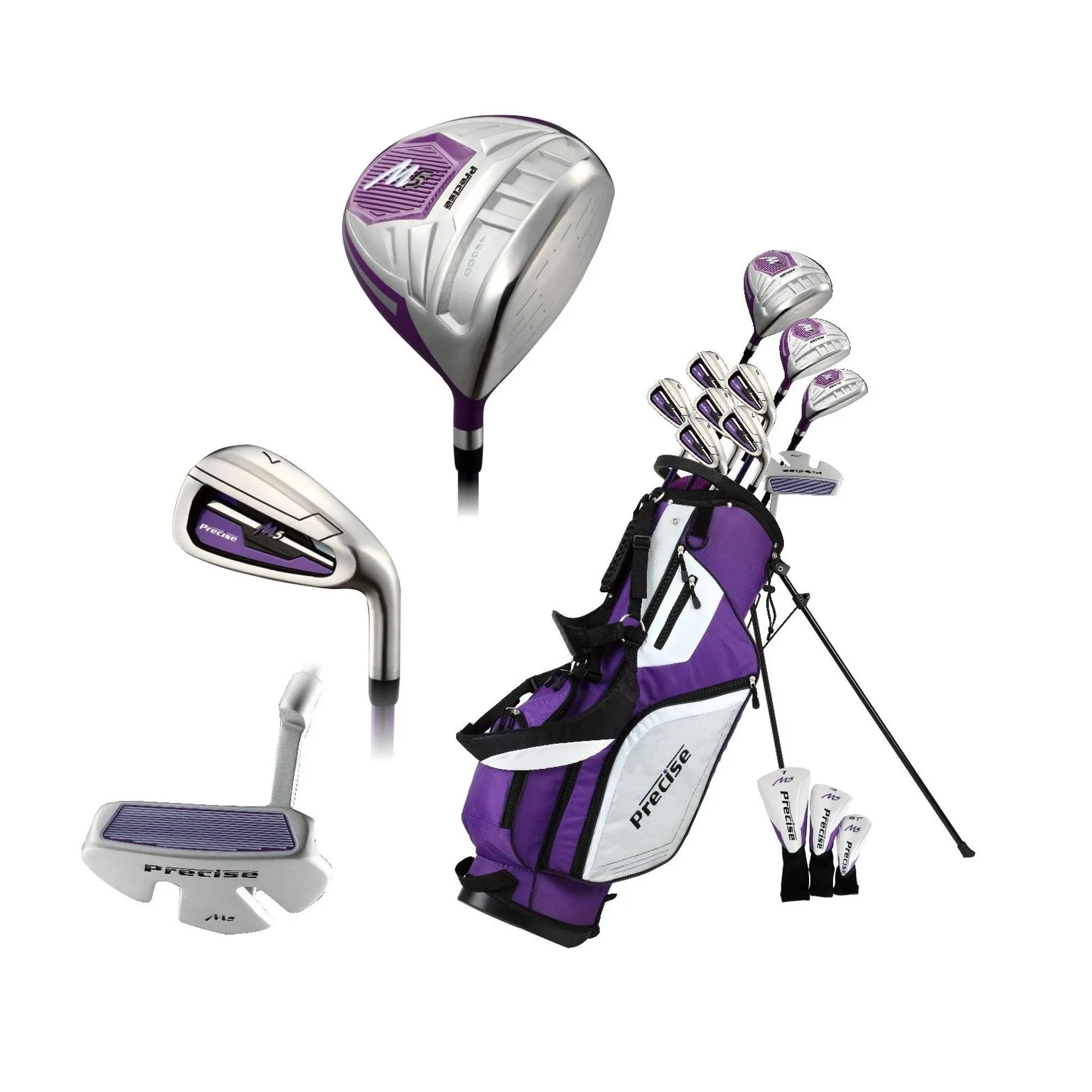 Precise M5 Ladies Womens Complete Golf Clubs Set Right Hand & Left Hand