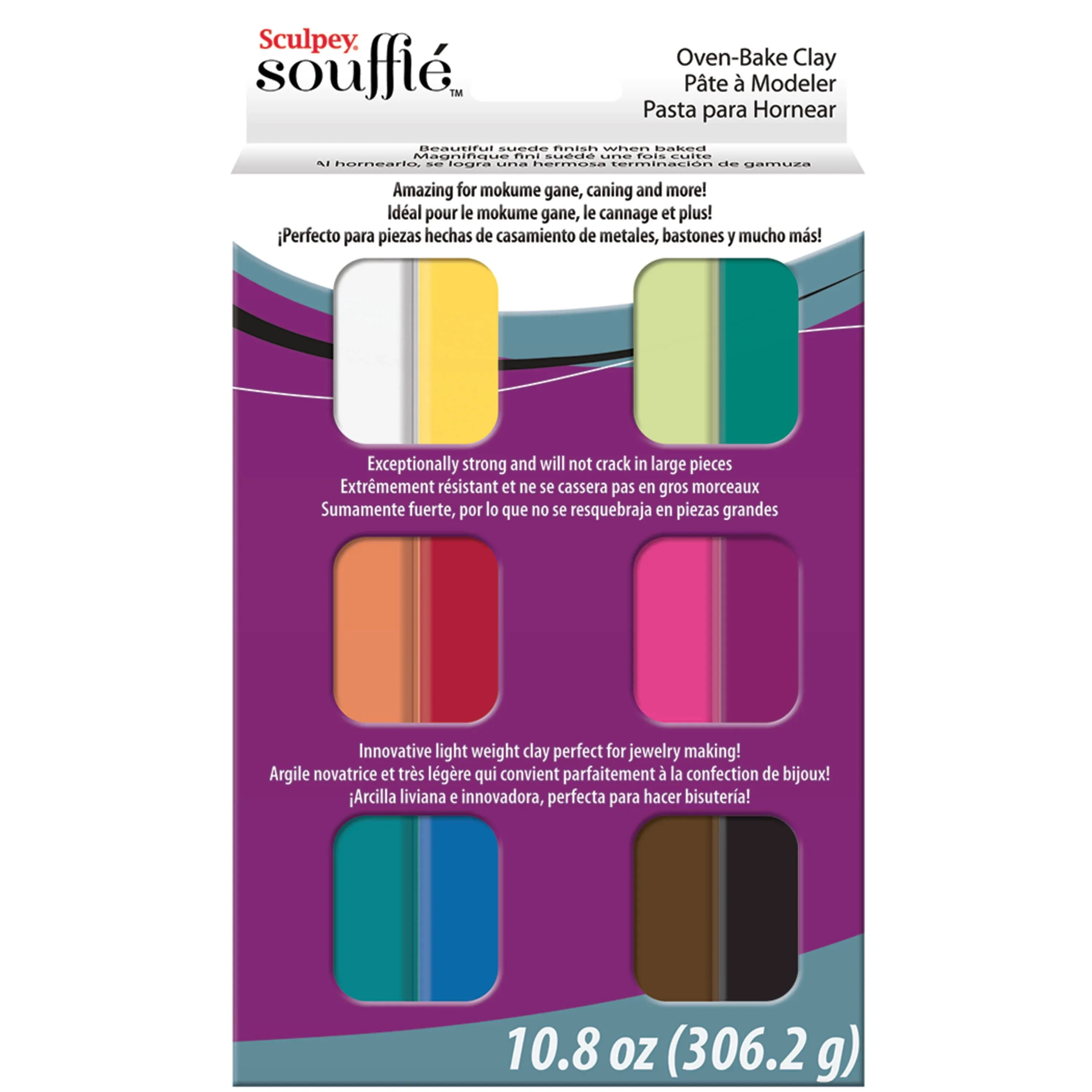 Sculpey Souffle Multipack .9oz 12/Pkg