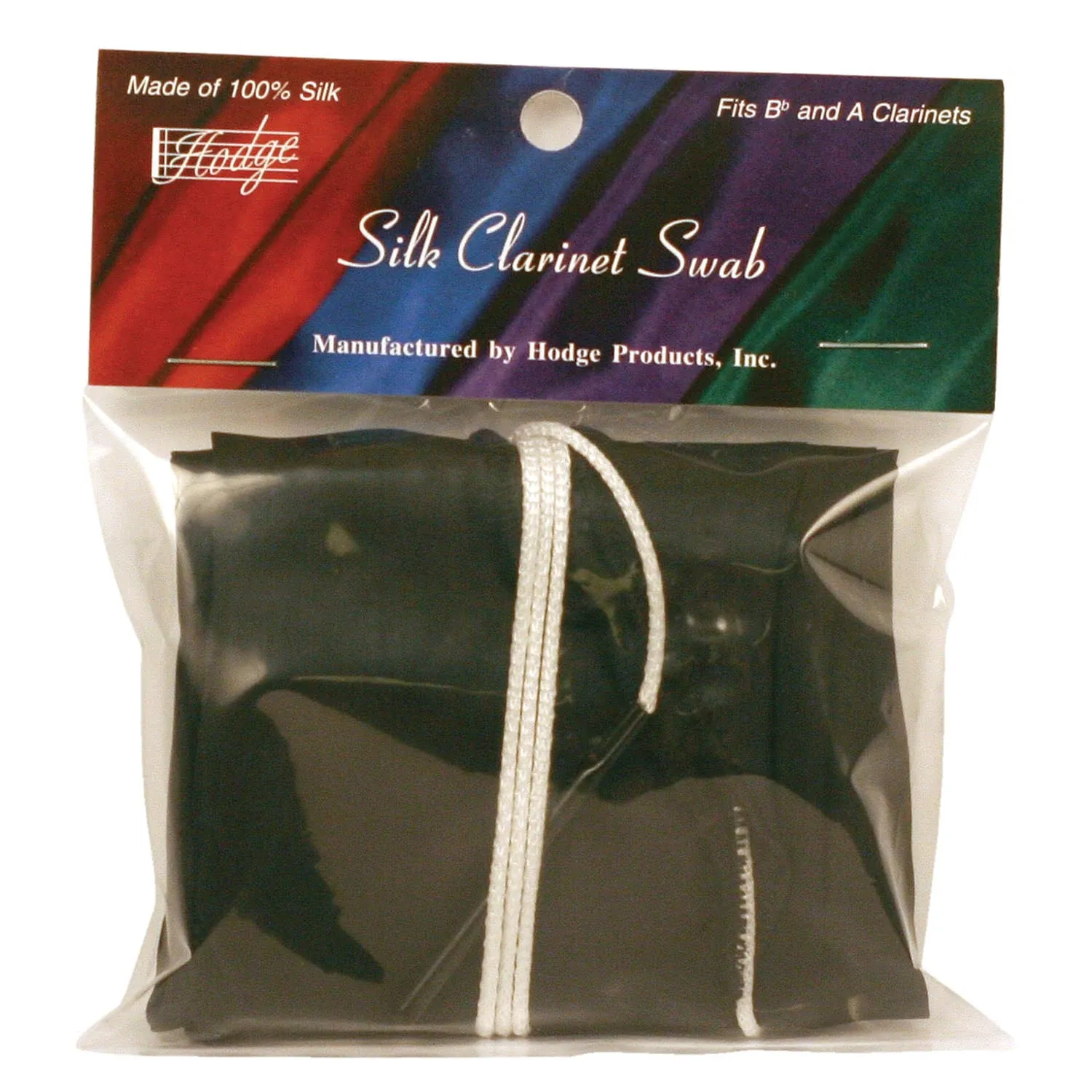 Hodge Clarinet Black Silk Swab